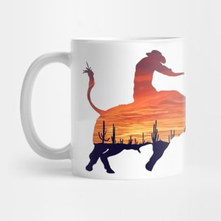 Bull Rider 1: Desert Sunset Mug